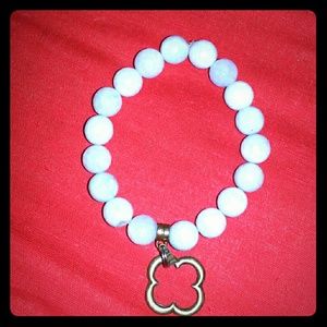 Beaded bracelet with charm by BLU